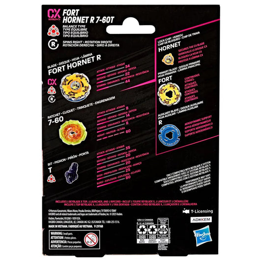 Beyblade X Fort Hornet R 7-60T CX Starter Pack Set