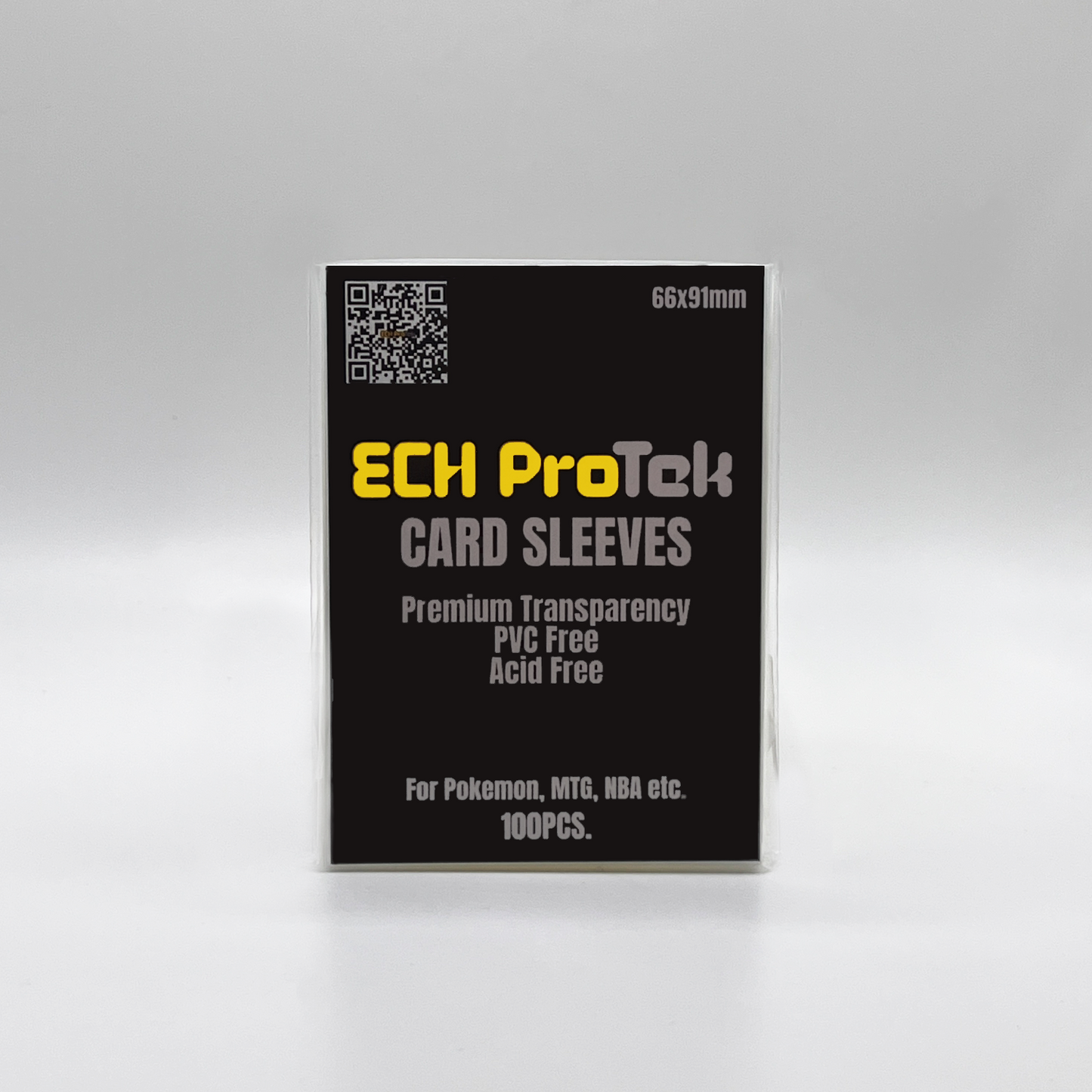 100pcs. Premium Card Sleeves By ECH PROTEK For POKEMON, MTG, NBA ETC.