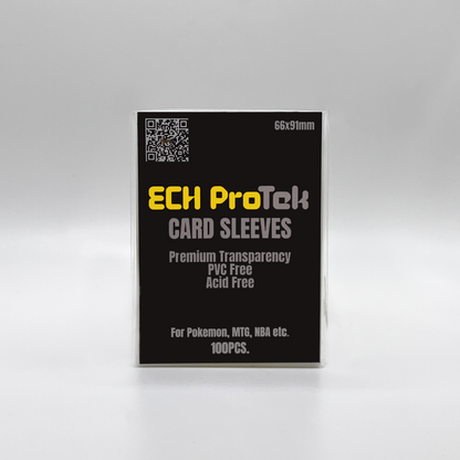 100pcs. Premium Card Sleeves By ECH PROTEK For POKEMON, MTG, NBA ETC.