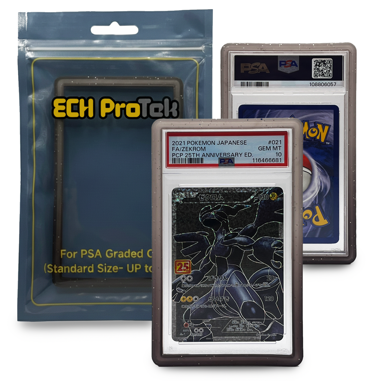 Graded Card Bumper Guard By ECH PROTEK For PSA (TPU)