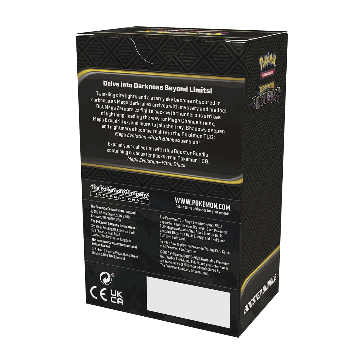 Pokemon TCG - Pitch Black Booster Bundle (Sealed)